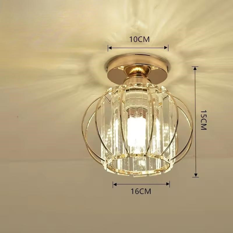 Mini plafonnier antique en cristal - DESIGNER