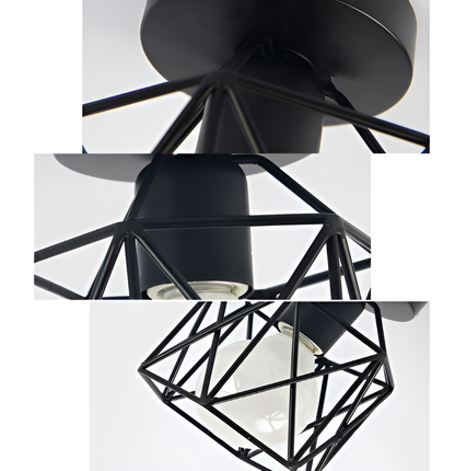 Plafonnier LED Suspendu au Design Rétro - DESIGNER