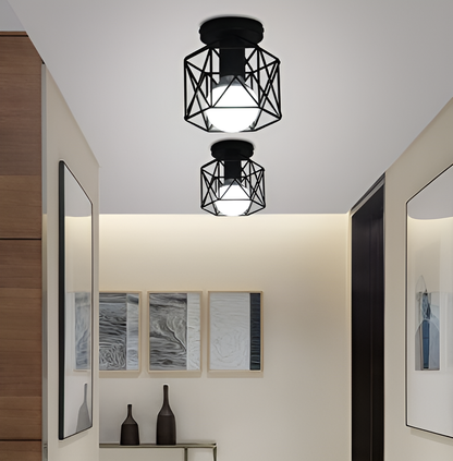 Plafonnier LED Suspendu au Design Rétro - DESIGNER