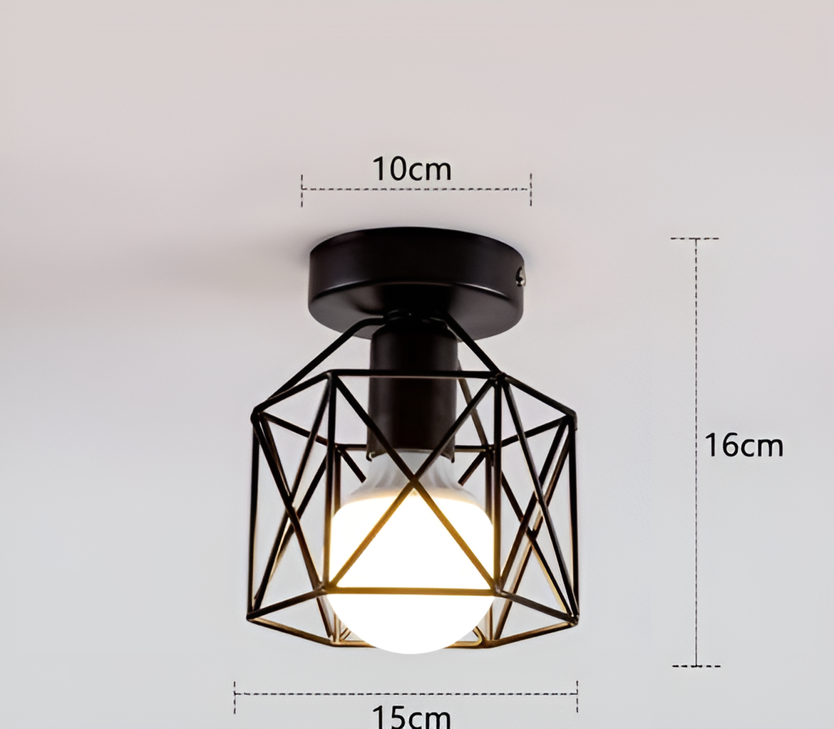 Plafonnier LED Suspendu au Design Rétro - DESIGNER