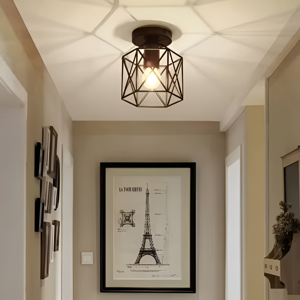 Plafonnier LED Suspendu au Design Rétro - DESIGNER