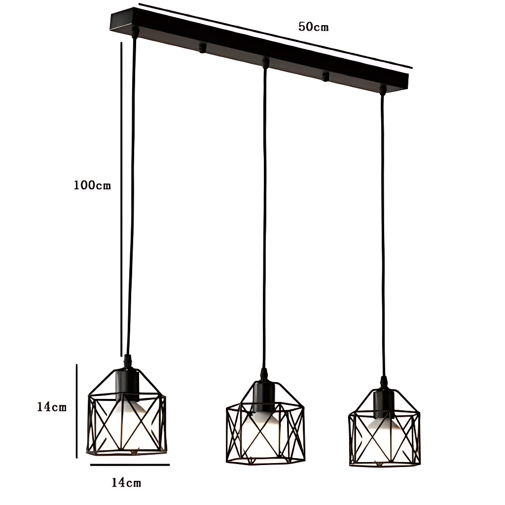 Lampe Suspendue Industrielle Nordique Moderne - DESIGNER