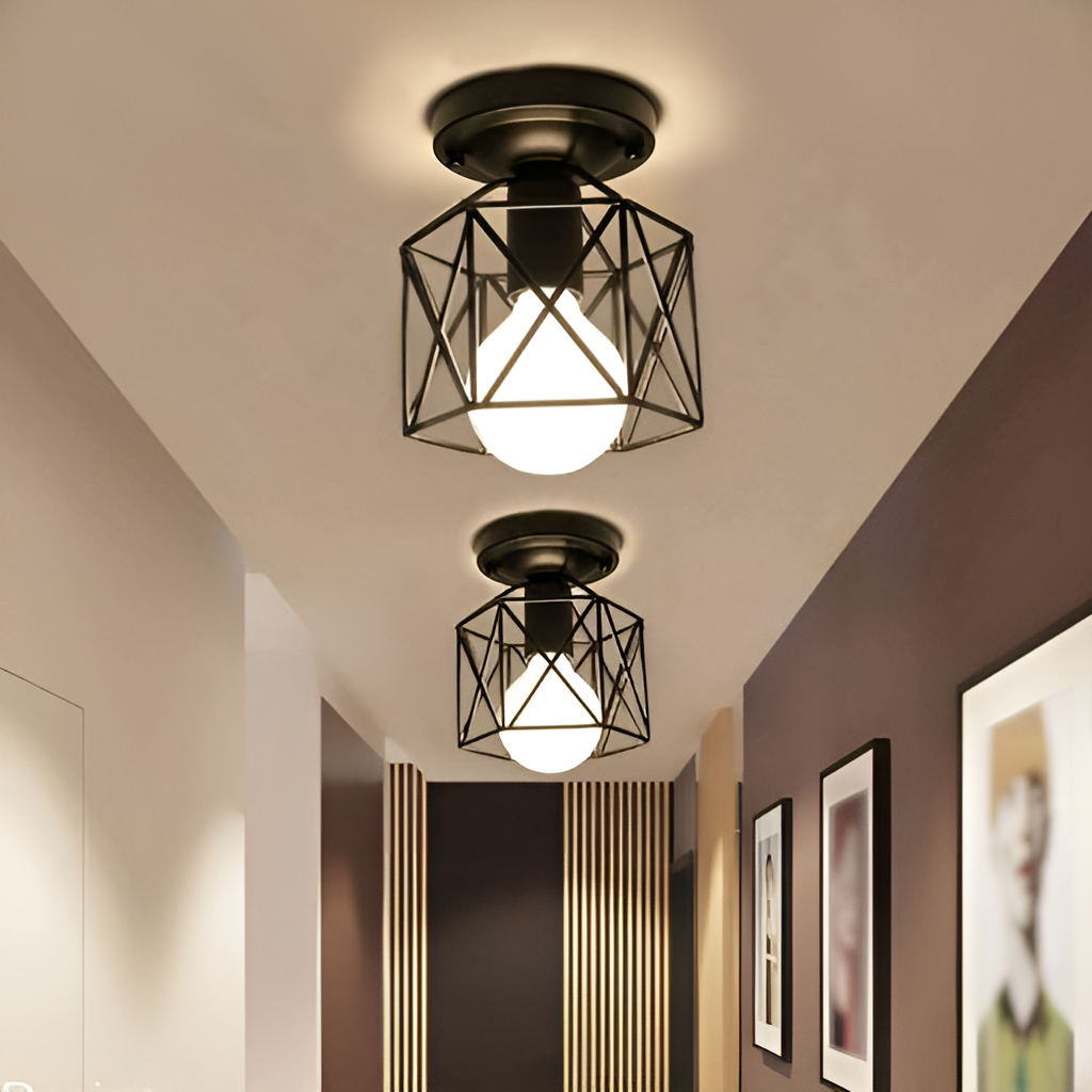 Plafonnier LED Suspendu au Design Rétro - DESIGNER