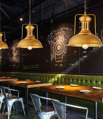 Plafonnier LED industriel au design moderne - DESIGNER