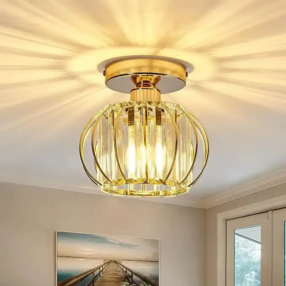 Mini plafonnier antique en cristal - DESIGNER
