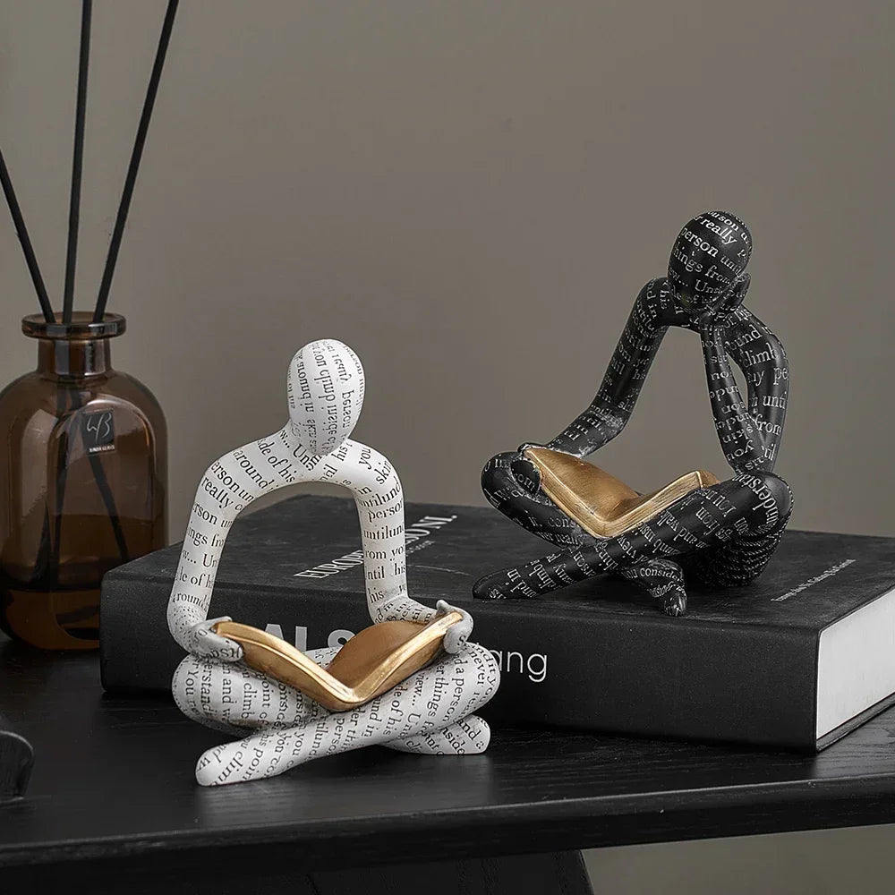 Sculpture penseur Art abstrait Style Nordique - DESIGNEUR