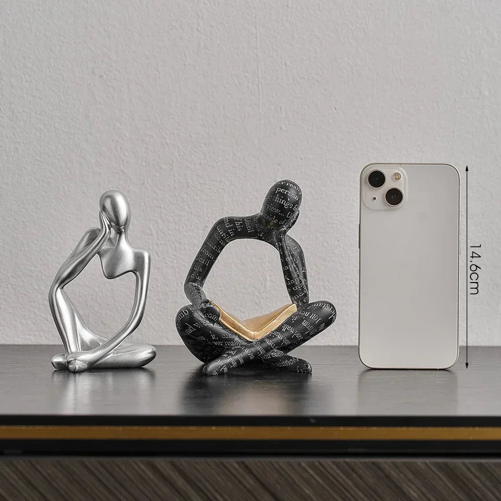 Sculpture penseur Art abstrait Style Nordique - DESIGNEUR