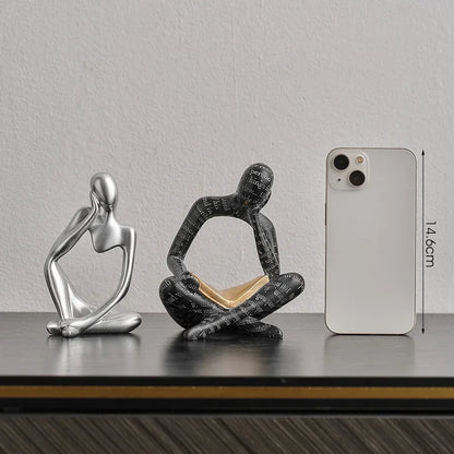 Sculpture penseur Art abstrait Style Nordique - DESIGNEUR