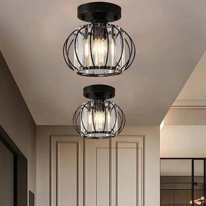 Mini plafonnier antique en cristal - DESIGNER
