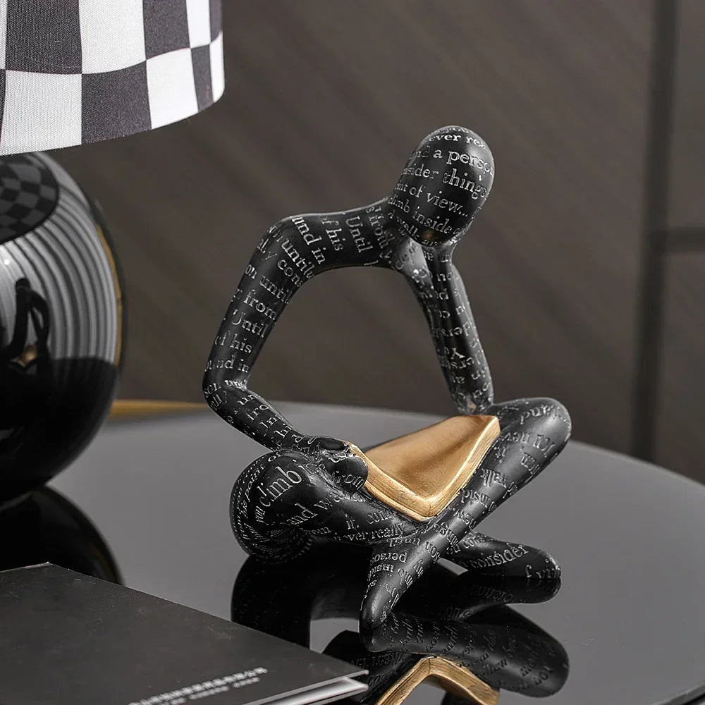 Sculpture penseur Art abstrait Style Nordique - DESIGNEUR