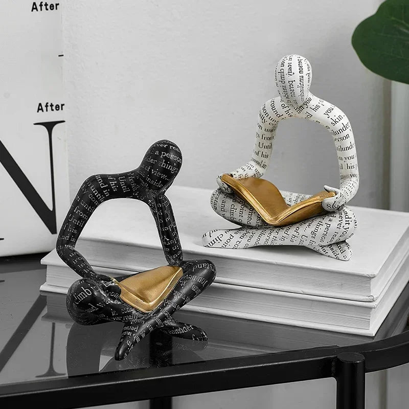 Sculpture penseur Art abstrait Style Nordique - DESIGNEUR