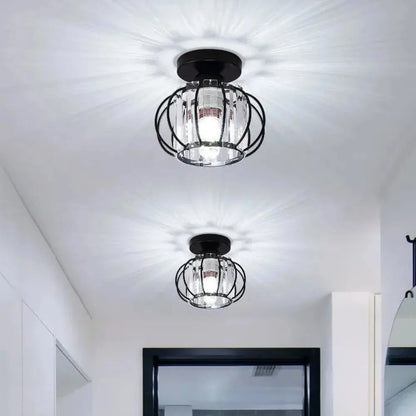 Mini plafonnier antique en cristal - DESIGNER