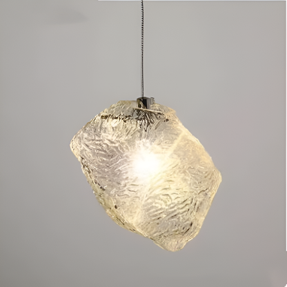 Lustre en verre Style cube de glace - DESIGNER