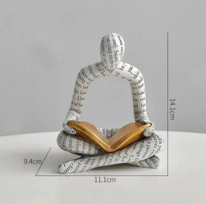 Sculpture penseur Art abstrait Style Nordique - DESIGNEUR